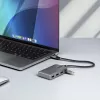 StarTech.com 4 prievadų USB-C šakotuvas - 5 Gbps - maitinamas iš magistralės - USB C į 4x USB-A šakotuvas su pasirenkamu papildomu maitinimo įvadu - nešiojamas stalinio / nešiojamojo kompiuterio USB šakotuvas - 30 cm laidas
