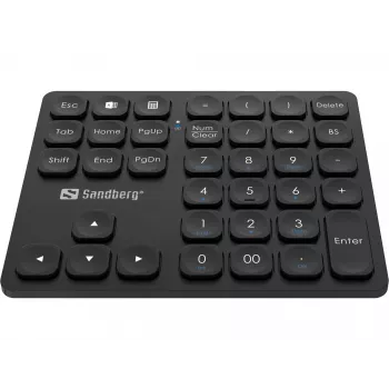 Išorinis skaičių blokas Sandberg Wireless Numeric Keypad Pro, membrana, 36 klavišai
