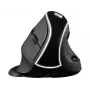 Sandberg Wireless Vertical Mouse Pro, dešinei rankai, vertikalus dizainas, optinis, RF belaidis, 1600 DPI, juoda