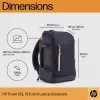 HP Travel 25 Litrai 15.6 col. Pilka Geležinė Kuprinė Nešiojamam Kompiuteriui, 39.6 cm (15.6 col.), 860 g