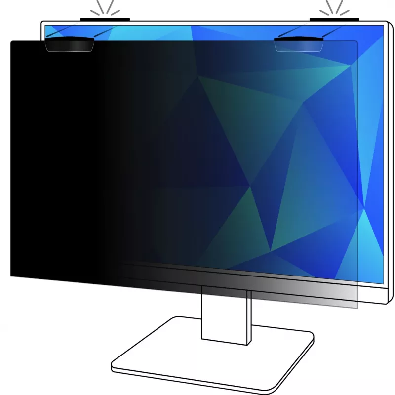 3M privatumo filtras 24 colių monitoriui su COMPLY™ magnetiniu tvirtinimu, 16:9, PF240W9EM