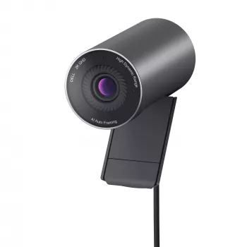 DELL Pro 2K Webcam – WB5023, 2560 x 1440 pikselių, 60 kadrų/s, automatinis fokusavimas