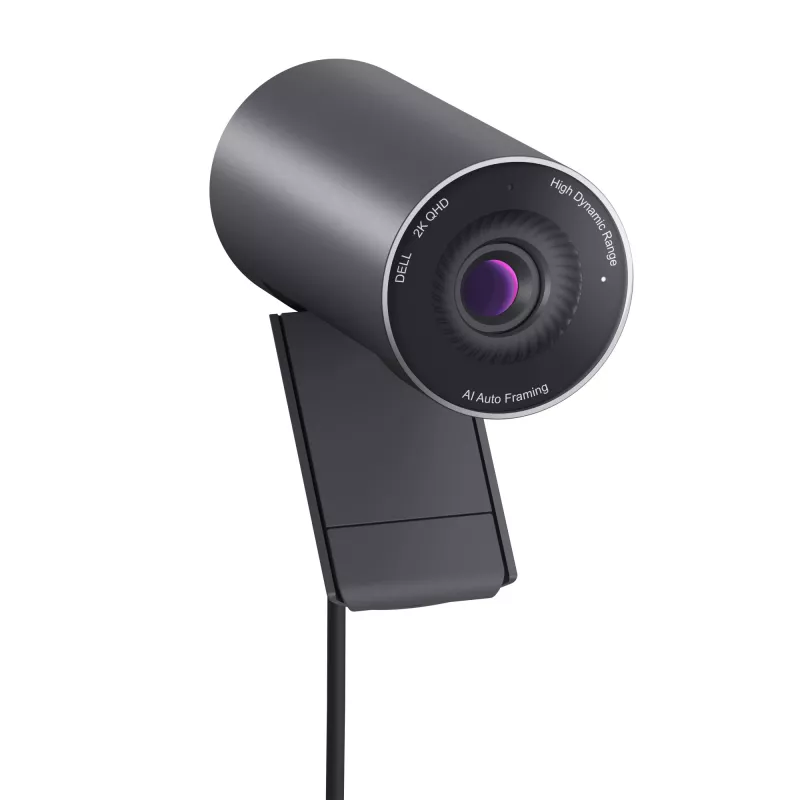 DELL Pro 2K Webcam – WB5023, 2560 x 1440 pikselių, 60 kadrų/s, automatinis fokusavimas