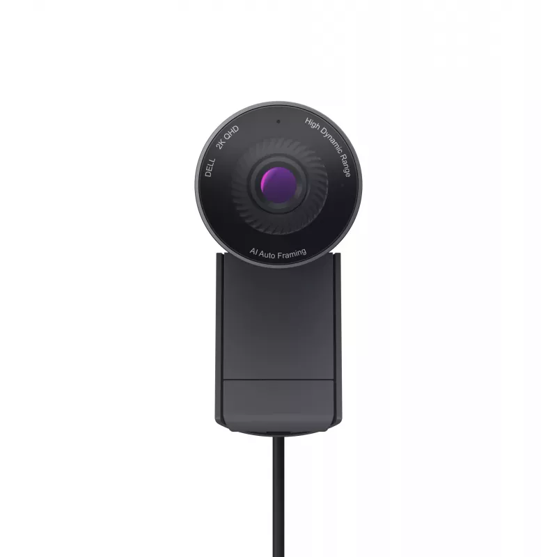 DELL Pro 2K Webcam – WB5023, 2560 x 1440 pikselių, 60 kadrų/s, automatinis fokusavimas