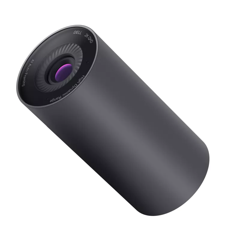 DELL Pro 2K Webcam – WB5023, 2560 x 1440 pikselių, 60 kadrų/s, automatinis fokusavimas