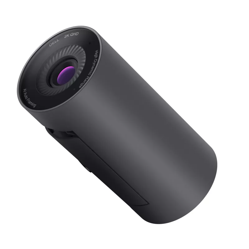 DELL Pro 2K Webcam – WB5023, 2560 x 1440 pikselių, 60 kadrų/s, automatinis fokusavimas