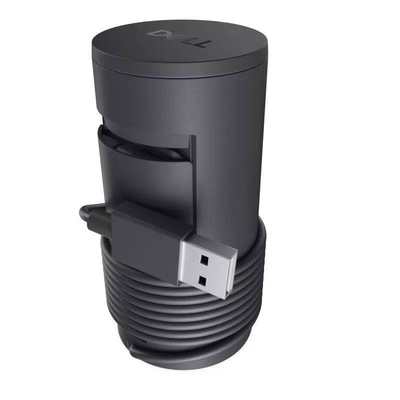 DELL Pro 2K Webcam – WB5023, 2560 x 1440 pikselių, 60 kadrų/s, automatinis fokusavimas