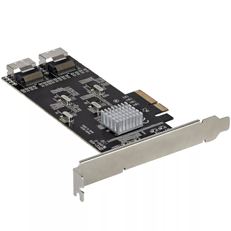 StarTech.com 8 prievadų SATA PCIe kortelė - PCI Express 6Gbps SATA plėtimo adapteris su 4 valdikliais - SATA PCIe valdiklio kortelė - PCI-e x4 Gen 2 į SATA III - SATA HDD/SSD