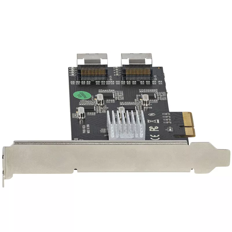 StarTech.com 8 prievadų SATA PCIe kortelė - PCI Express 6Gbps SATA plėtimo adapteris su 4 valdikliais - SATA PCIe valdiklio kortelė - PCI-e x4 Gen 2 į SATA III - SATA HDD/SSD