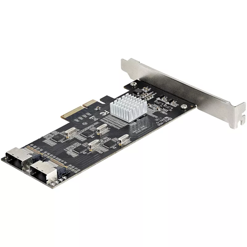 StarTech.com 8 prievadų SATA PCIe kortelė - PCI Express 6Gbps SATA plėtimo adapteris su 4 valdikliais - SATA PCIe valdiklio kortelė - PCI-e x4 Gen 2 į SATA III - SATA HDD/SSD