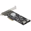 StarTech.com 8 prievadų SATA PCIe kortelė - PCI Express 6Gbps SATA plėtimo adapteris su 4 valdikliais - SATA PCIe valdiklio kortelė - PCI-e x4 Gen 2 į SATA III - SATA HDD/SSD