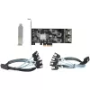 StarTech.com 8 prievadų SATA PCIe kortelė - PCI Express 6Gbps SATA plėtimo adapteris su 4 valdikliais - SATA PCIe valdiklio kortelė - PCI-e x4 Gen 2 į SATA III - SATA HDD/SSD
