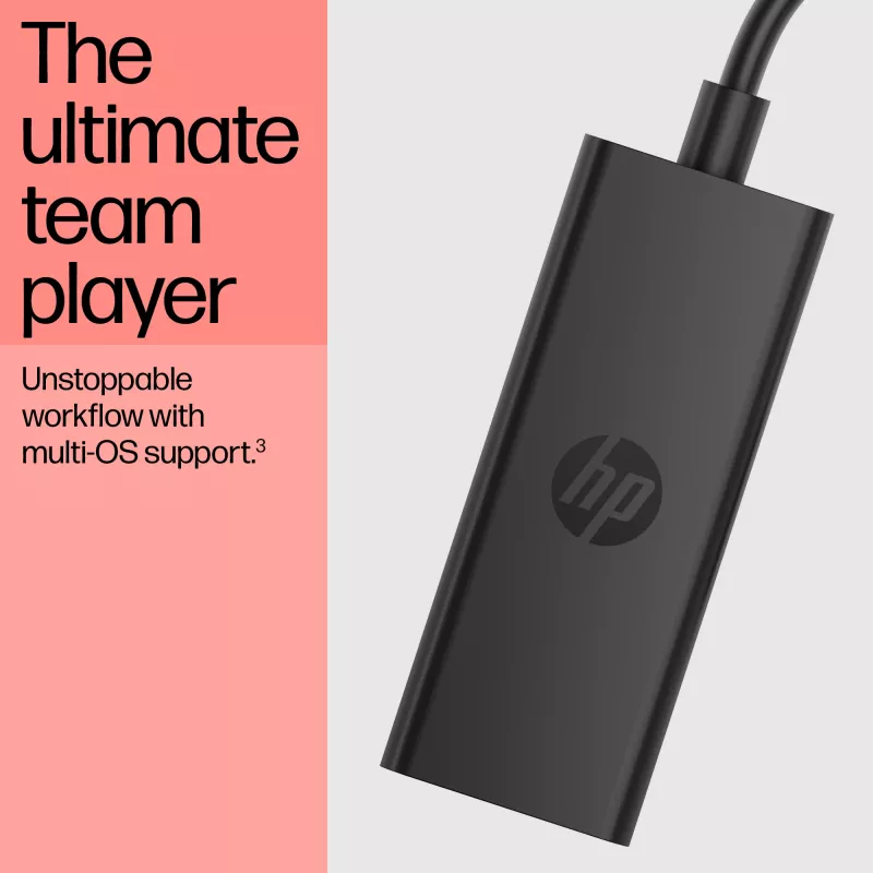 HP USB-C į DisplayPort adapteris G2, 0,12 m, DisplayPort, USB Type-C, Moteriška, Vyriška, 7680 x 4320 pikselių