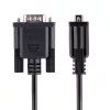 StarTech.com 3m RS232 Serial Null Modem kabelis, crossover serialinis kabelis su Al-Mylar ekranavimu, DB9 COM prievado kabelis, moteriškas-į-vyrišką, suderinamas su DTE įrenginiais, juodas, F/M