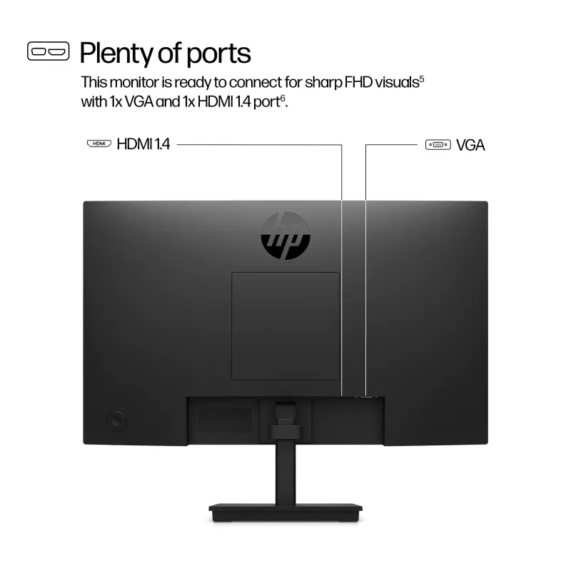 HP Series 3 Pro 322pv 21.45 colio FHD monitorius, 54,5 cm (21,4 colio), 1920 x 1080 pikselių, Full HD, LCD, 5 ms, juodas