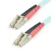 StarTech.com 1m (3ft) LC/UPC į LC/UPC OM3 daugiamodis šviesolaidinis kabelis, pilnas dupleksas 50/125µm, 100G, maži įterpimo nuostoliai, LSZH šviesolaidinis trumpiklis