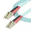 StarTech.com 1m (3ft) LC/UPC į LC/UPC OM3 daugiamodis šviesolaidinis kabelis, pilnas dupleksas 50/125µm, 100G, maži įterpimo nuostoliai, LSZH šviesolaidinis trumpiklis