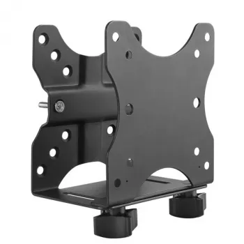 StarTech.com Thin Client Mount – VESA tvirtinimo laikiklis monitoriaus stovui, laikantis mažą darbalaukį, 5 kg, 75x75, 100x100 mm, juodas, plastikas, plienas