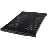 StarTech.com ADJSHELF 1U perforuota lentyna serverių spintai, reguliuojamas gylis, 19 col., 80 kg (175 lb), įrengimo gylis 480–960 mm (19,5–38 col.), 70 cm (27,5 col.) gylio, juoda