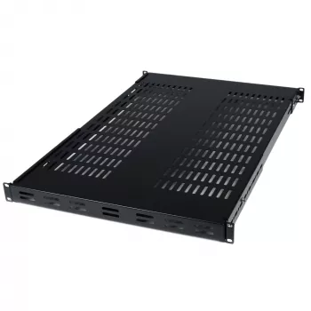 StarTech.com ADJSHELF reguliuojamo gylio 1U ventiliuojama lentyna serverio stovui - 175 svarų - 19,5–38 colių montavimo gylis - universali padėkla 19 colių AV / tinklo įrangos stovui - 27,5 colio gylio