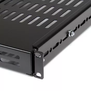 StarTech.com ADJSHELF reguliuojamo gylio 1U ventiliuojama lentyna serverio stovui - 175 svarų - 19,5–38 colių montavimo gylis - universali padėkla 19 colių AV / tinklo įrangos stovui - 27,5 colio gylio