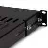StarTech.com ADJSHELF 1U perforuota lentyna serverių spintai, reguliuojamas gylis, 19 col., 80 kg (175 lb), įrengimo gylis 480–960 mm (19,5–38 col.), 70 cm (27,5 col.) gylio, juoda