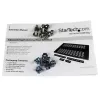 StarTech.com ADJSHELF 1U perforuota lentyna serverių spintai, reguliuojamas gylis, 19 col., 80 kg (175 lb), įrengimo gylis 480–960 mm (19,5–38 col.), 70 cm (27,5 col.) gylio, juoda