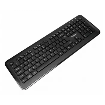 Targus AKM610NO belaidis klaviatūros ir pelės rinkinys, RF, QWERTY išdėstymas, nordietiškas, juodas