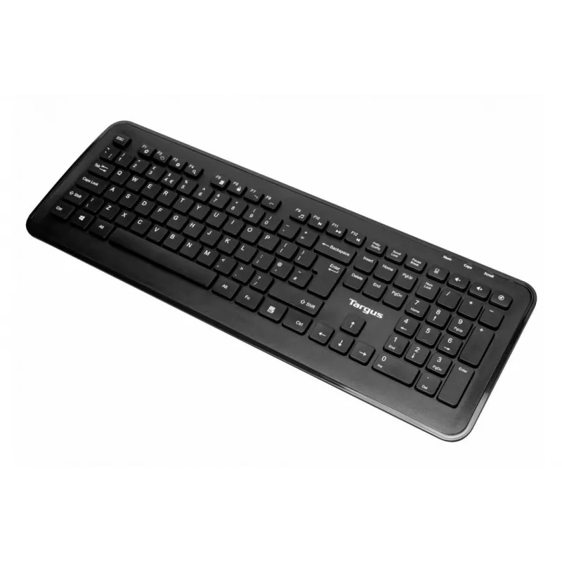 Targus AKM610NO belaidis klaviatūros ir pelės rinkinys, RF, QWERTY išdėstymas, nordietiškas, juodas
