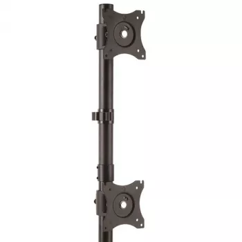 StarTech.com Dviejų monitorių stovas – vertikalus, laisvai pastatomas, 10 kg, 33 cm (13 colių), 68,6 cm (27 colių), 100 x 100 mm, juodas