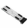 Targus AWU100205GL nešiojamojo kompiuterio pakyla su 4 USB prievadų šakotuvu, 25,4–39,6 cm (10–15,6 colio), sidabrinė