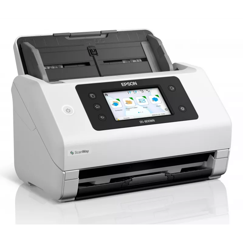 Epson WorkForce DS-800WN Dokumentų skaitytuvas (lapų padavimas) 600 x 600 DPI A4 Baltas