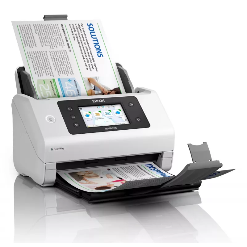 Epson WorkForce DS-800WN Dokumentų skaitytuvas (lapų padavimas) 600 x 600 DPI A4 Baltas