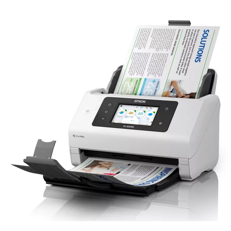 Epson WorkForce DS-800WN Dokumentų skaitytuvas (lapų padavimas) 600 x 600 DPI A4 Baltas