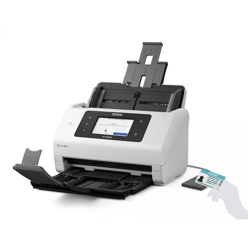 Epson WorkForce DS-800WN Dokumentų skaitytuvas (lapų padavimas) 600 x 600 DPI A4 Baltas