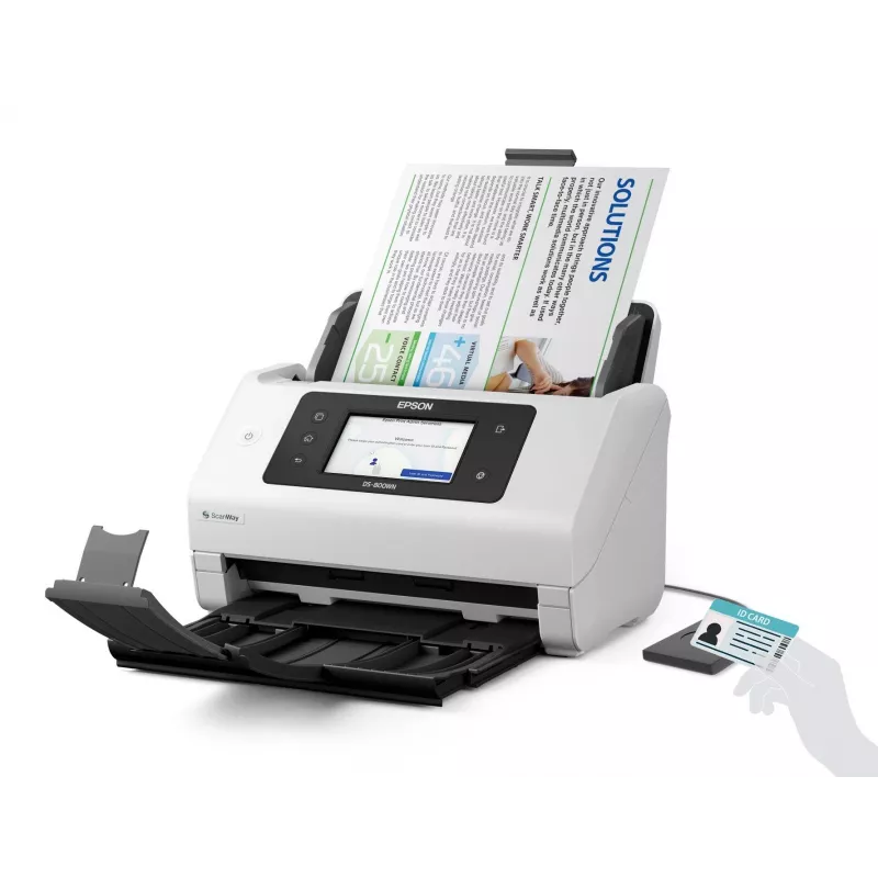 Epson WorkForce DS-800WN Dokumentų skaitytuvas (lapų padavimas) 600 x 600 DPI A4 Baltas
