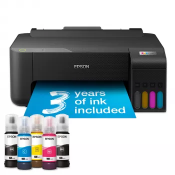 Rašalinis spausdintuvas Epson EcoTank L1230 Spalvotas, 4 kasetės, A4, 5760x1440 DPI, Juodas