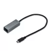 i-tec Metal USB-C Gigabit Ethernet Adapter, pilka spalva