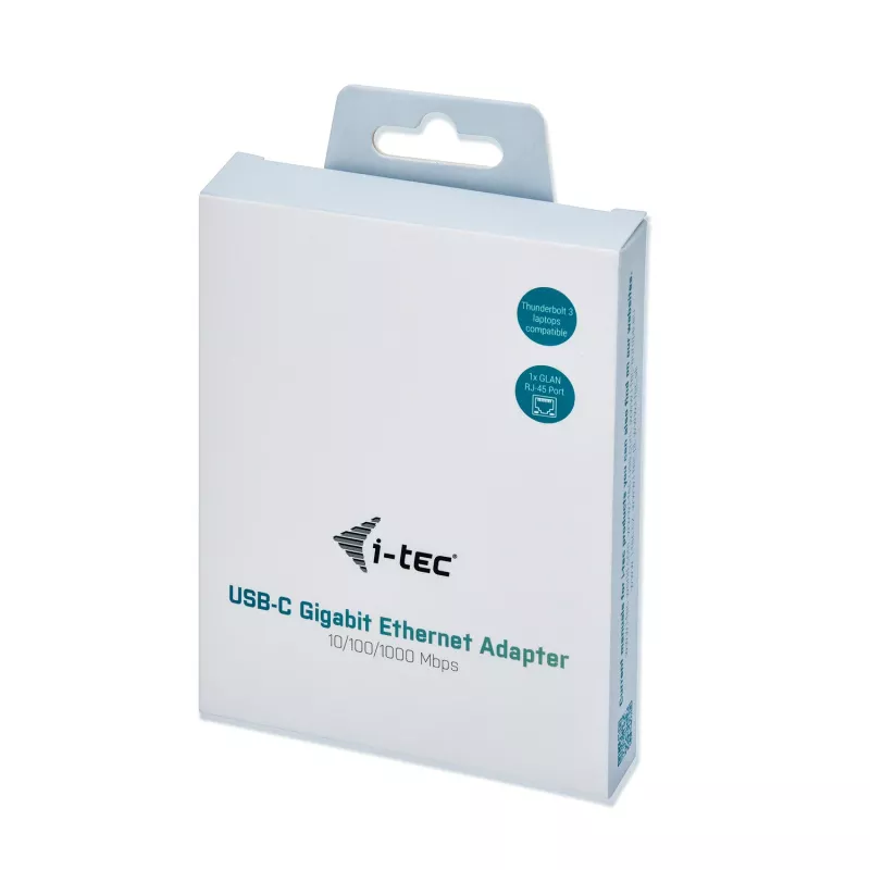 i-tec Metal USB-C Gigabit Ethernet Adapter, pilka spalva