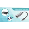 i-tec Metal USB-C Gigabit Ethernet Adapter, pilka spalva