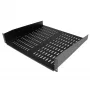 StarTech.com CABSHELFV 2U universali ventiliuojama lentyna serverio stovui 19 inch – plieninė, 23 kg talpa, 16 colių gylio, juoda