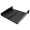 StarTech.com CABSHELFV 2U universali ventiliuojama lentyna serverio stovui 19 inch – plieninė, 23 kg talpa, 16 colių gylio, juoda
