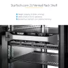 StarTech.com CABSHELFV 2U universali ventiliuojama lentyna serverio stovui 19 inch – plieninė, 23 kg talpa, 16 colių gylio, juoda