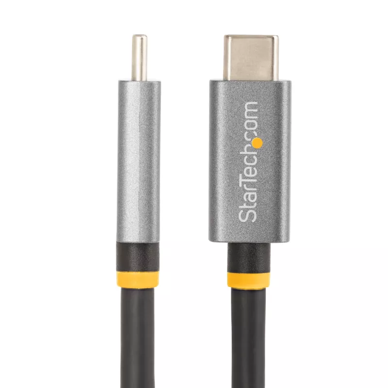 StarTech.com 1 m USB4 laidas, USB-IF sertifikuotas USB-C laidas, 40 Gbps, USB Type-C duomenų perdavimo laidas, 100 W galios tiekimas, 8K 60 Hz, suderinamas su Thunderbolt 4/3/USB 3.2