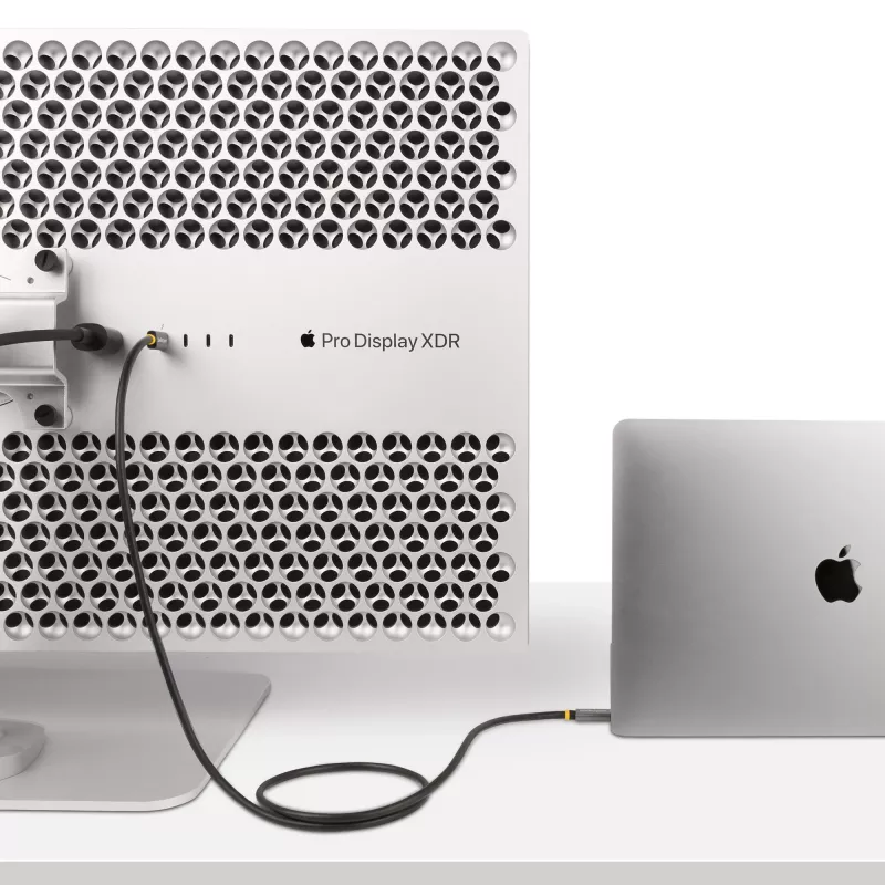 StarTech.com 1 m USB4 laidas, USB-IF sertifikuotas USB-C laidas, 40 Gbps, USB Type-C duomenų perdavimo laidas, 100 W galios tiekimas, 8K 60 Hz, suderinamas su Thunderbolt 4/3/USB 3.2