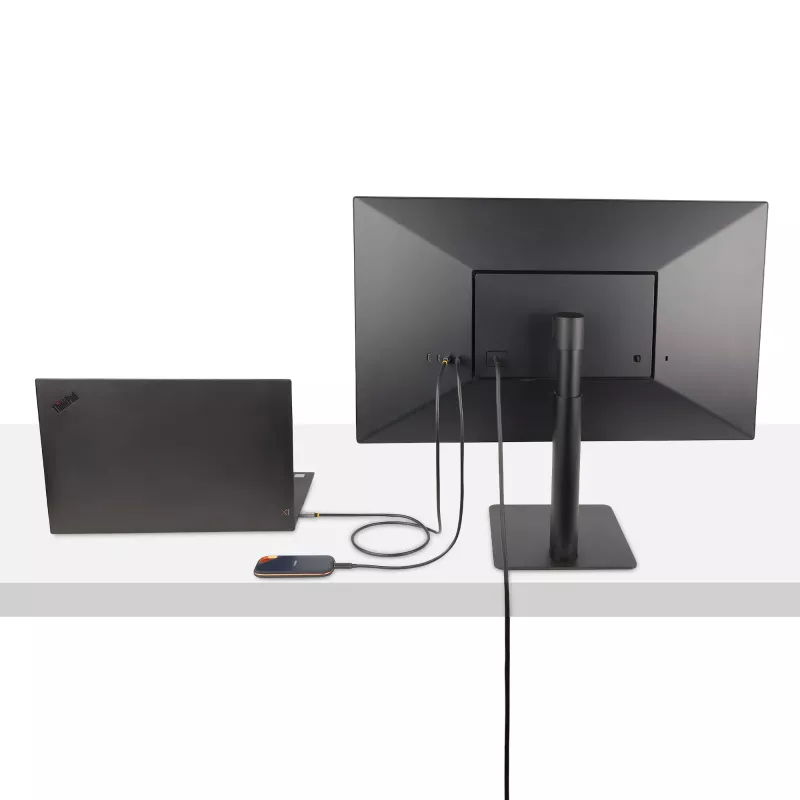 StarTech.com 1 m USB4 laidas, USB-IF sertifikuotas USB-C laidas, 40 Gbps, USB Type-C duomenų perdavimo laidas, 100 W galios tiekimas, 8K 60 Hz, suderinamas su Thunderbolt 4/3/USB 3.2