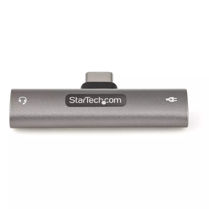 StarTech.com CDP235APDM USB-C adapteris garsui ir krovimui: 3,5 mm TRRS ausinių lizdas ir 60 W USB-C Power Delivery, telefonams/planšetėms/nešiojamiesiems