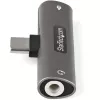 StarTech.com CDP235APDM USB-C adapteris garsui ir krovimui: 3,5 mm TRRS ausinių lizdas ir 60 W USB-C Power Delivery, telefonams/planšetėms/nešiojamiesiems