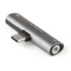 StarTech.com CDP235APDM USB-C adapteris garsui ir krovimui: 3,5 mm TRRS ausinių lizdas ir 60 W USB-C Power Delivery, telefonams/planšetėms/nešiojamiesiems