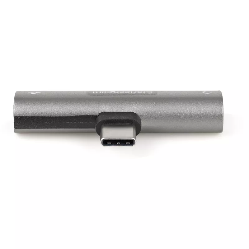 StarTech.com CDP235APDM USB-C adapteris garsui ir krovimui: 3,5 mm TRRS ausinių lizdas ir 60 W USB-C Power Delivery, telefonams/planšetėms/nešiojamiesiems